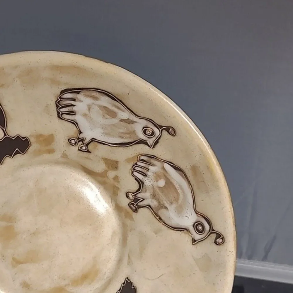 HANDCRAFTED BOWL DESIGNED BY MARA | DESERT QUAIL SOUTHWESTERN POTTERY
